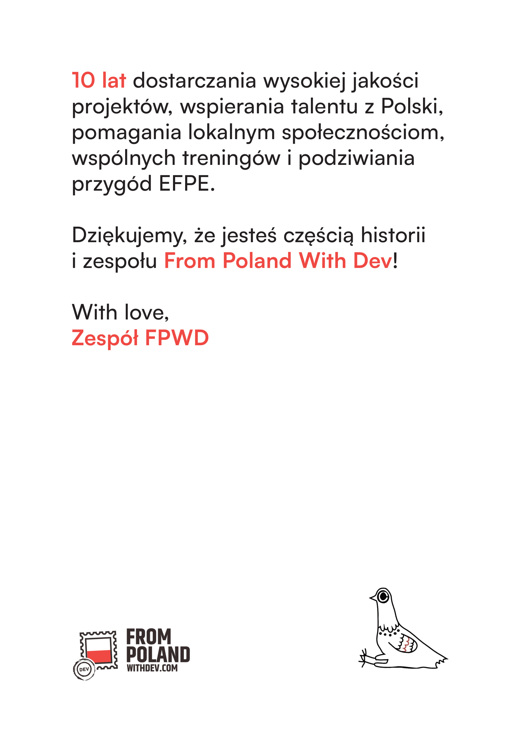 Podziękowania od zespołu From Poland With Dev — strona 2